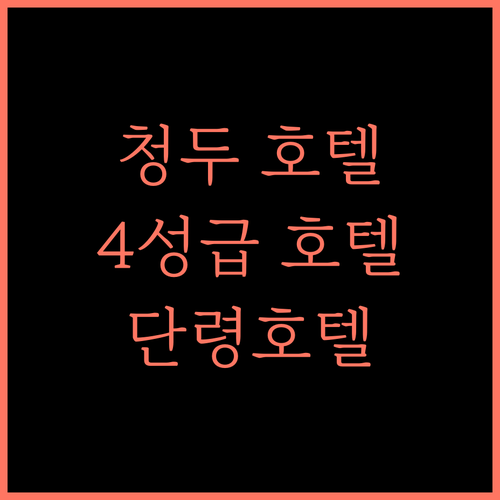 톈푸 청두 홀리데이 호텔 깨끗하고 편안한 4성급 호텔! 단령호텔 출장숙소 여행스타그램