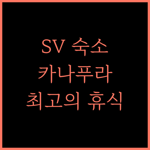 SV SKY BLUE ORCHIDS.. 카나카푸라 최고의 5성급 숙소 추천! 완벽한 휴식 보장