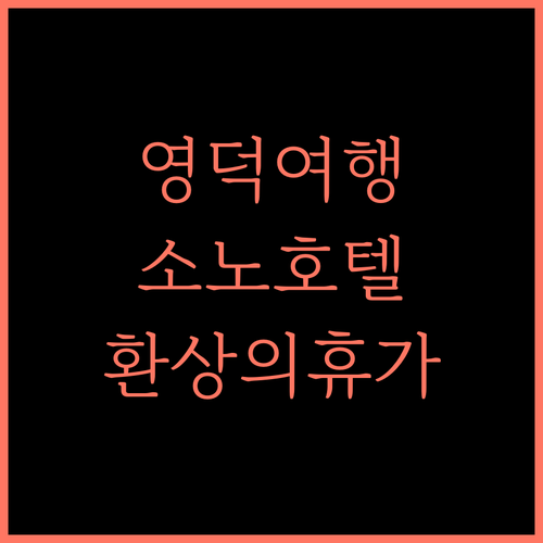 영덕, 파나크 오퍼레이티드 바이 소노에서 잊지 못할 휴가를!