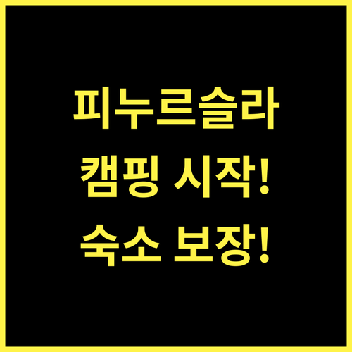 Riverside Camping, 피누르슬라 여행의 시작! 최고의 숙소 경험 보장!