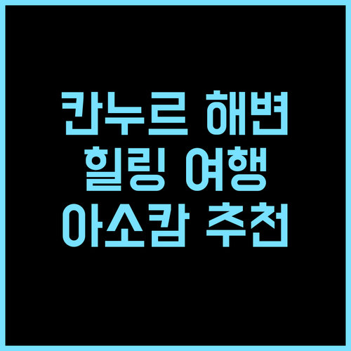 아소캄 비치 리조트 카누르 추천 칸누르 해변 리조트, 힐링 여행!