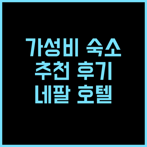 Hotel Lacoul Inn 추천 후기 싯다르타나가르 가성비 숙소! 네팔호텔 여행스타그램 무료와이파이