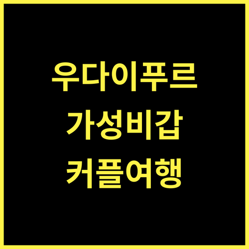 시티 커넥트 바이 다운타운, 우다이푸르의 완벽한 선택! 우다이푸르 가성비호텔 커플여행