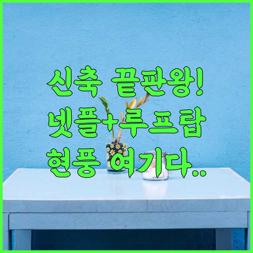 브라운도트 대구현풍점 추천 후기 넷플릭스와 루프탑을 즐길 수 있는 신축 호텔