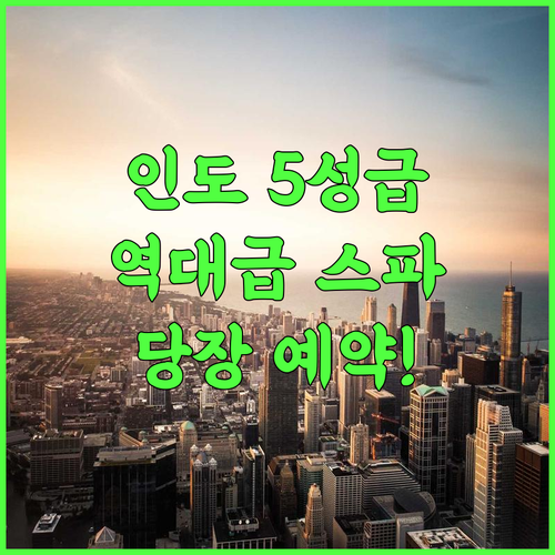 에프씨 사로바 프리미어 추천 후기 인도 바브나가르 중심지 최고의 5성급 스파 숙소