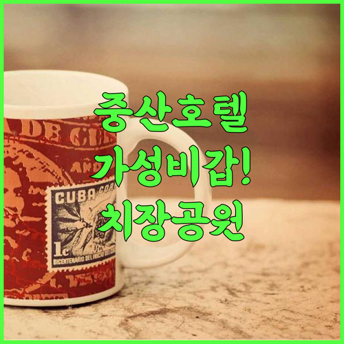 중산 인터내셔널 호텔 추천 후기! 치장 공원 인접한 가성비 최고의 선택