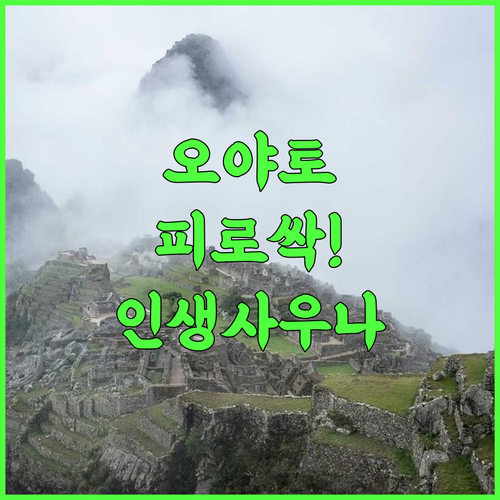 오야토 사우나 추천 피로가 싹 풀리는 기리시마 고쿠부 최고의 휴식처 후기